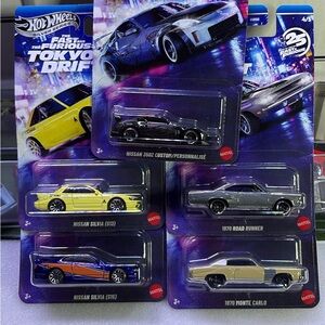 Hot wheels silver series F&F Tokyo drift set
